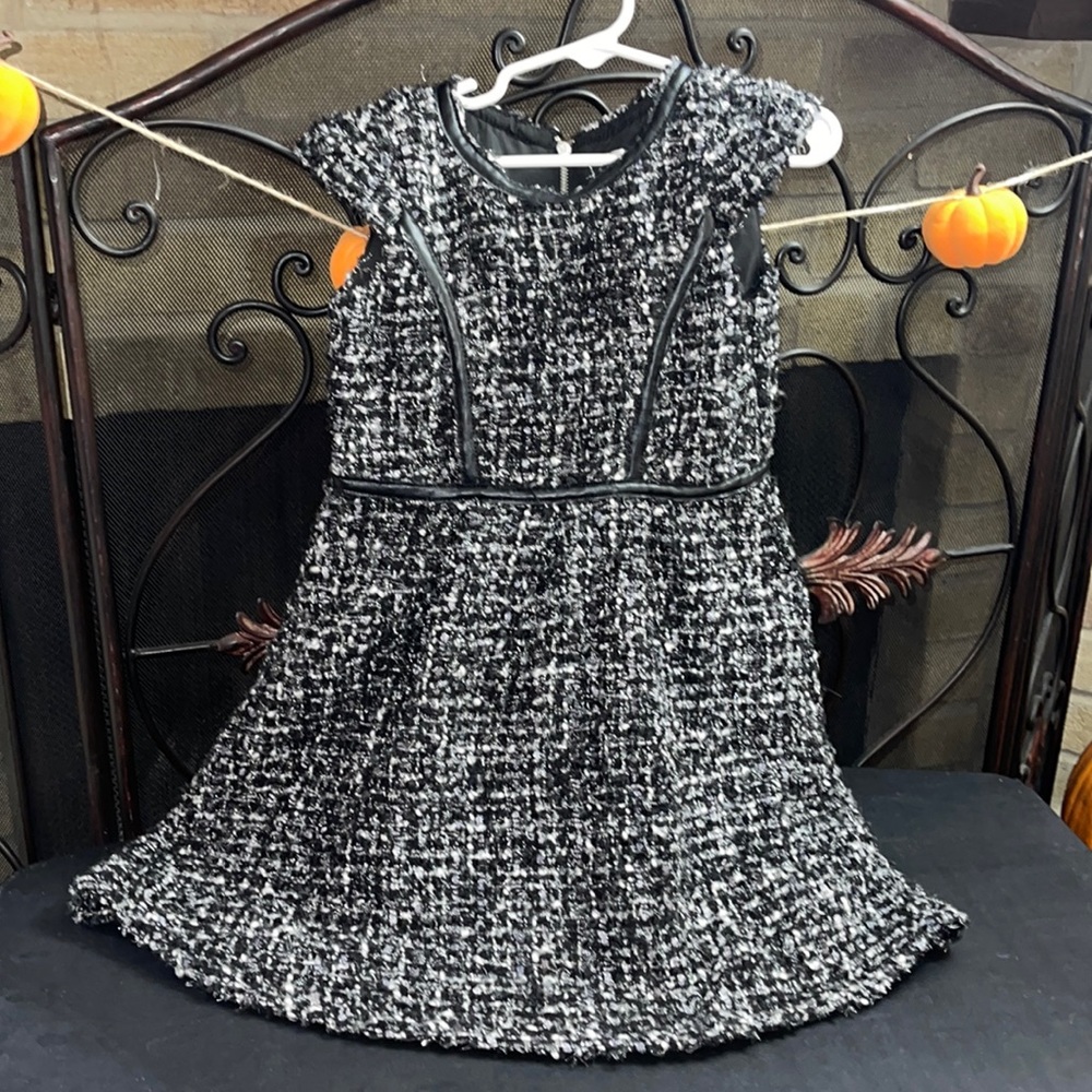 Little angels by Us angels Textured Toddler Dress